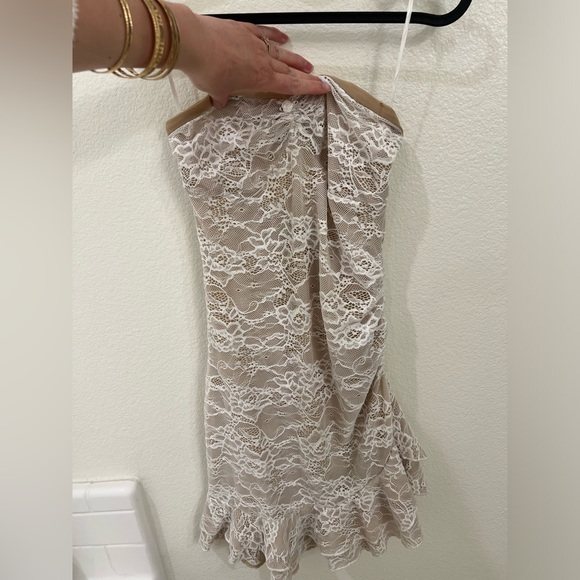 Princess Polly lace strapless mini dress - Picture 9 of 14